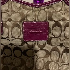 Coach bleeker tote bag purse!